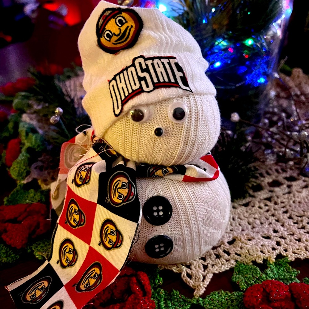 OSU handmade Snowman